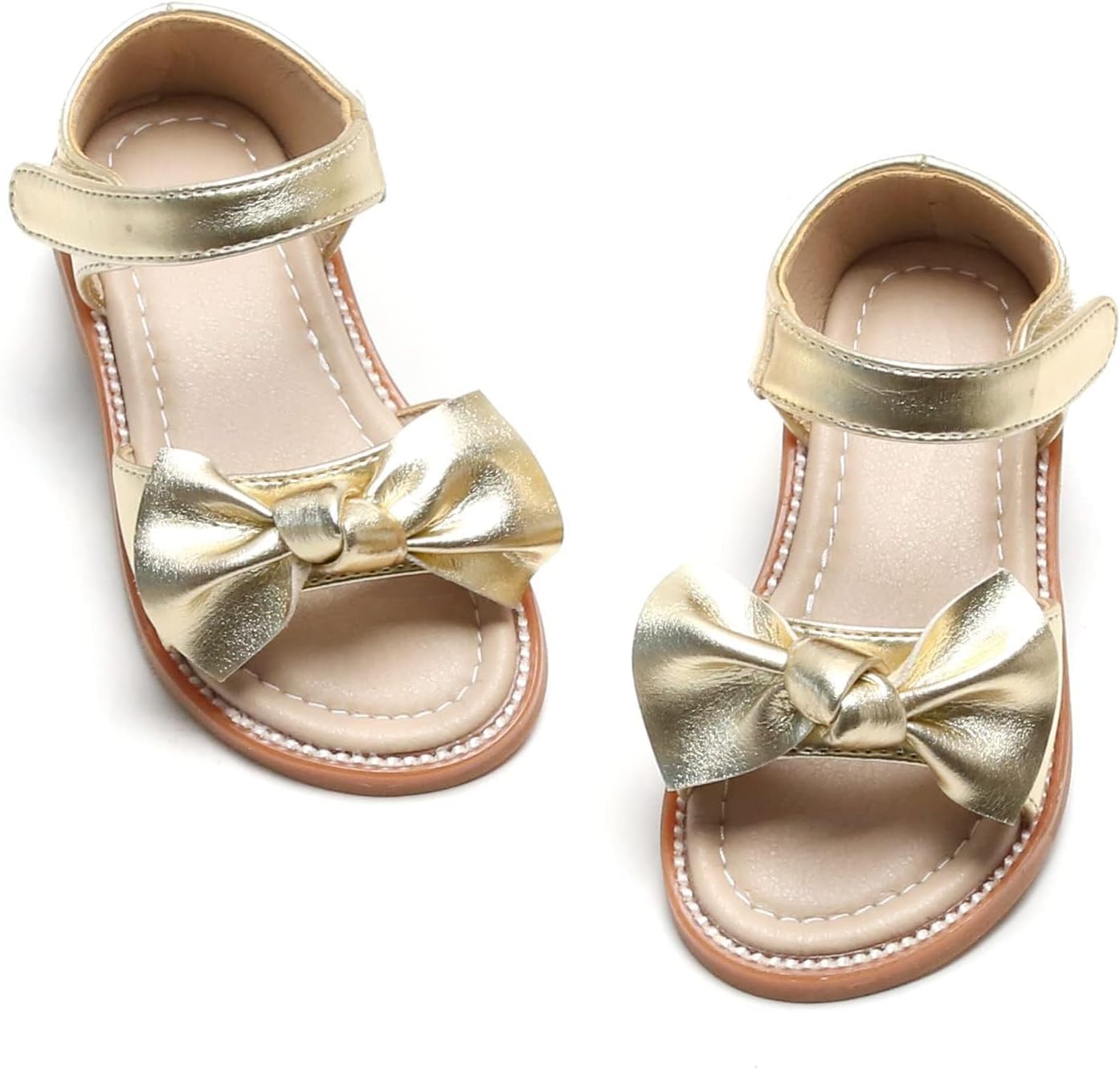 Girls' Pink Sandals – Easter Flower Girl Dress Shoes, Open-Toe Flats | Sandals