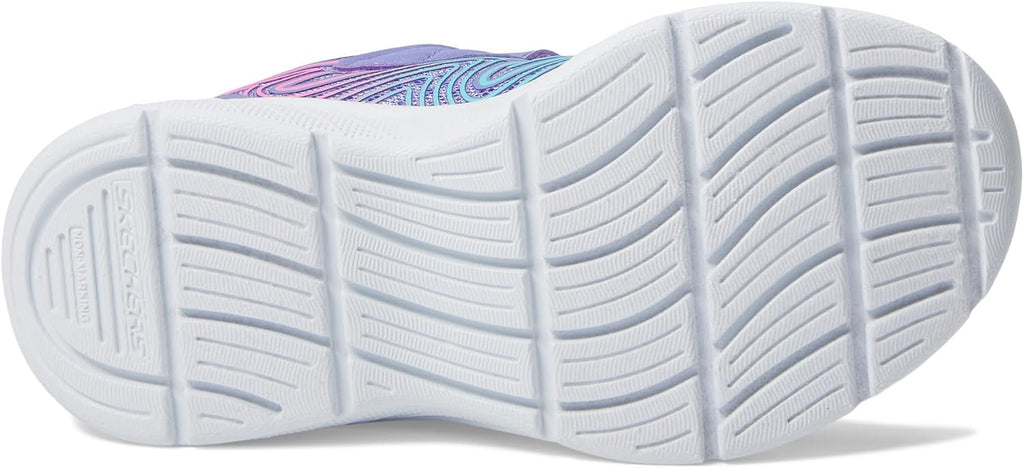 Skechers Kids' Unisex Microspec Plus - Swirl Sweet Sneakers.