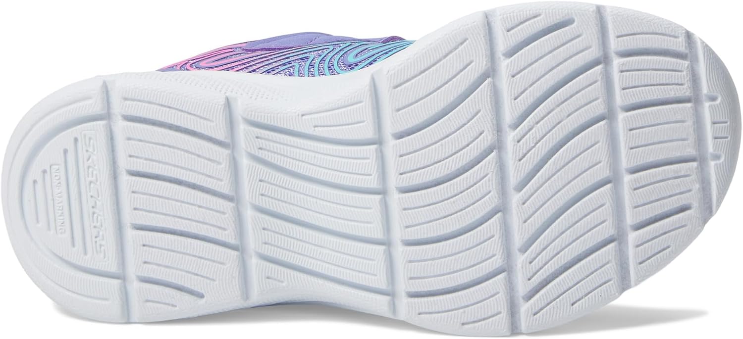 Skechers Kids' Unisex Microspec Plus - Swirl Sweet Sneakers.