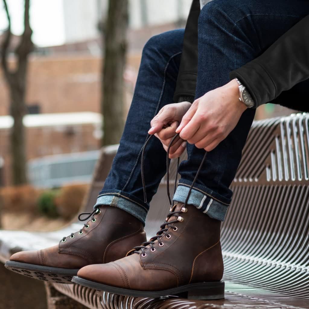 Men's Captain Series Durable Cap-Toe Boots