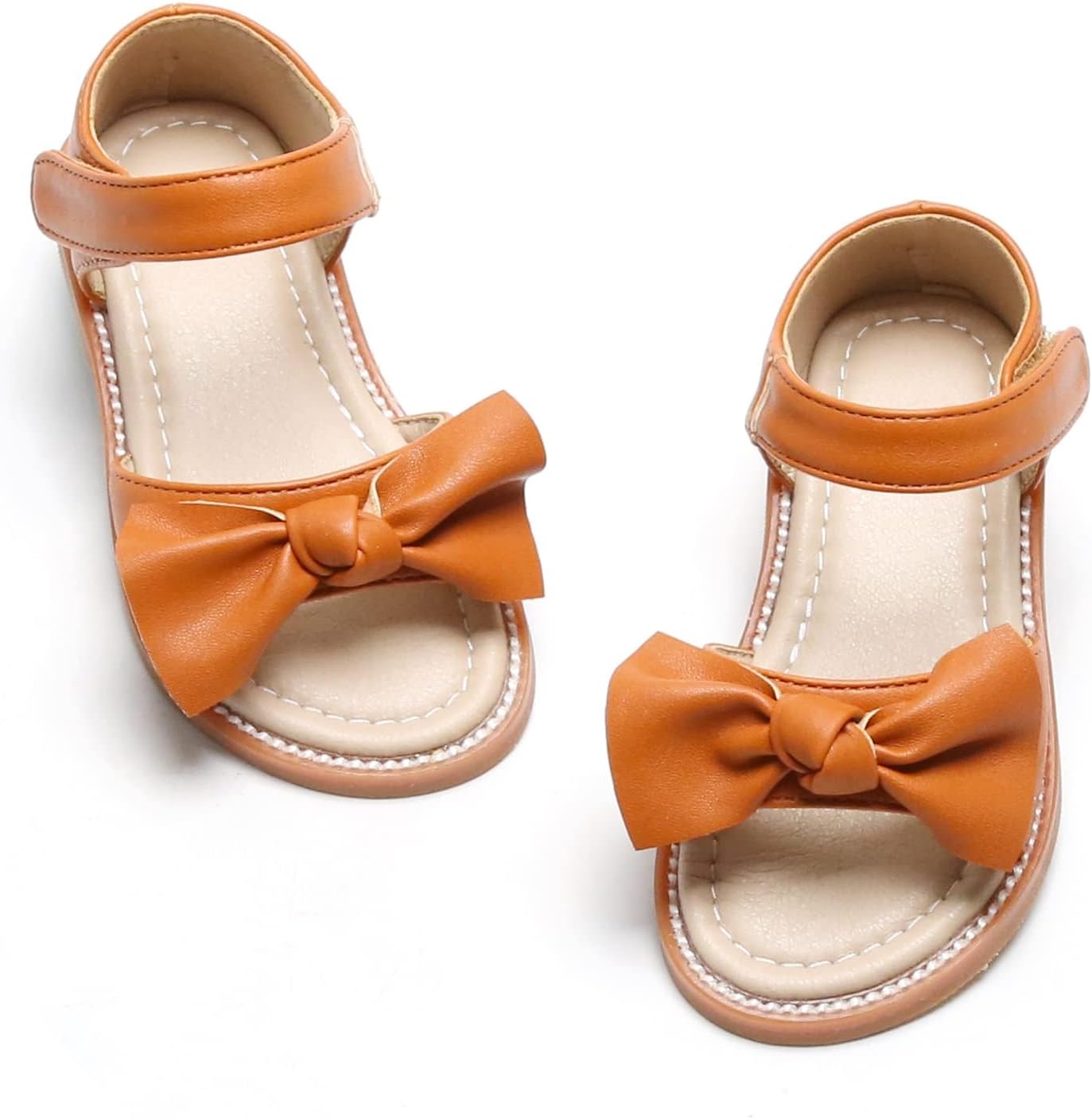 Girls' Pink Sandals – Easter Flower Girl Dress Shoes, Open-Toe Flats | Sandals