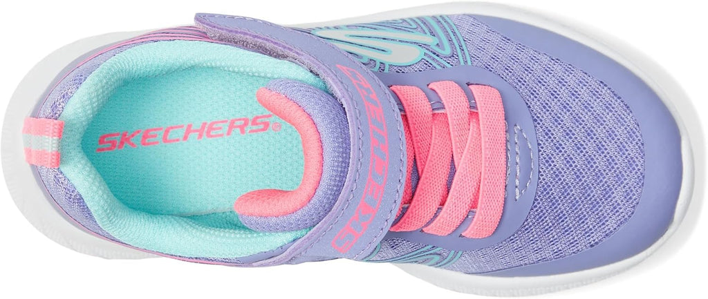 Skechers Kids' Unisex Microspec Plus - Swirl Sweet Sneakers.
