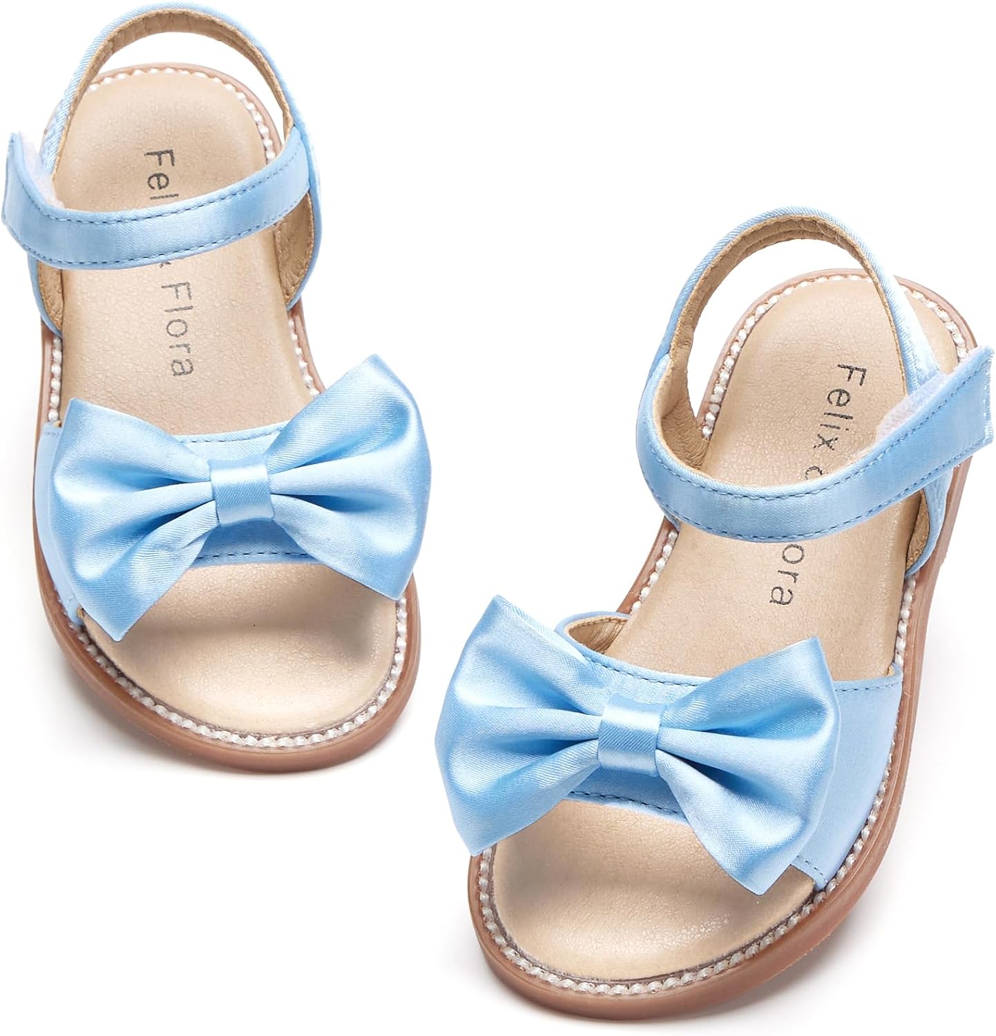 Girls' white sandals (size 6)