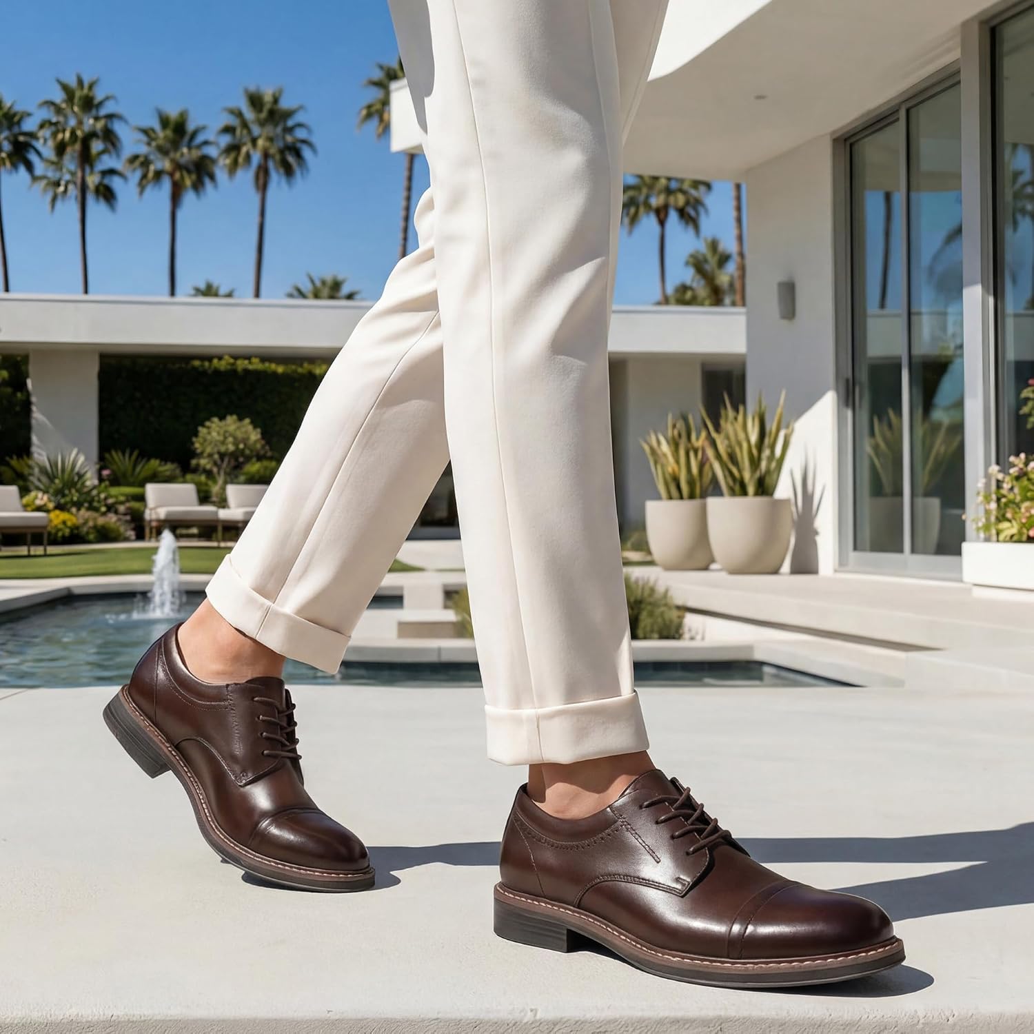 Men's Oxford shoes. Lightweight and comfortable men's dress shoes.