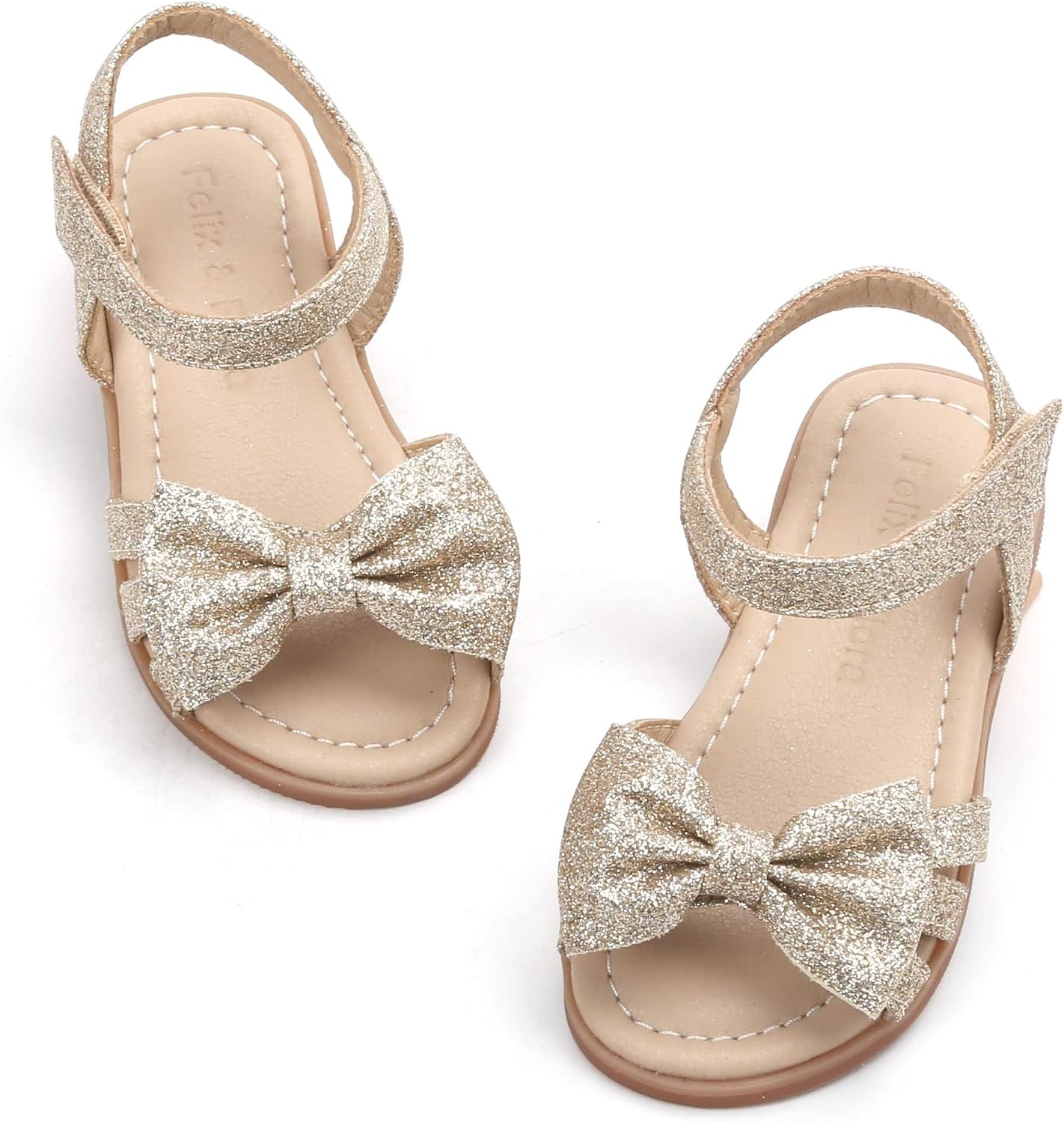 Girls' Pink Sandals – Easter Flower Girl Dress Shoes, Open-Toe Flats | Sandals