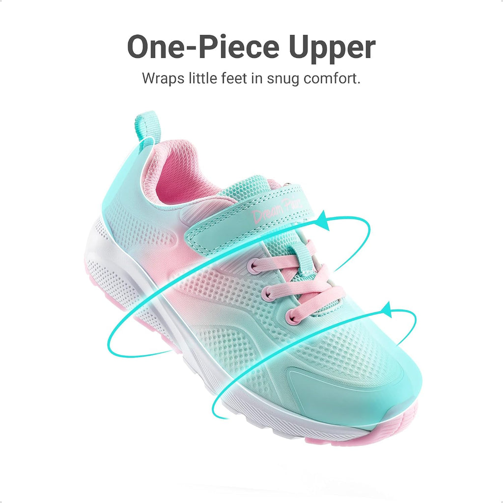 Girls' Running/Sports/Tennis Shoes – ColorBurst Lightweight Casual Walking Shoes