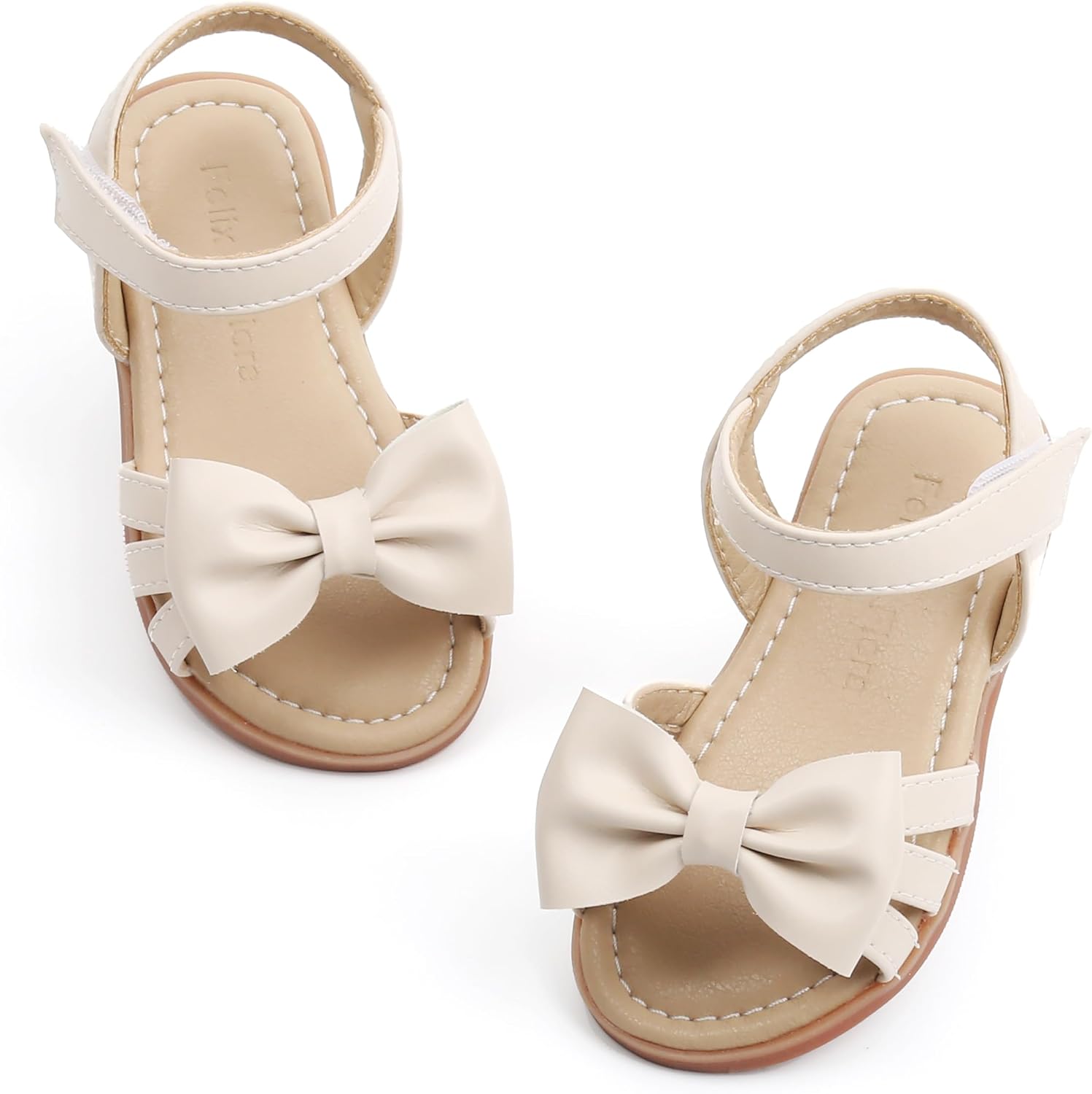 Girls' Pink Sandals – Easter Flower Girl Dress Shoes, Open-Toe Flats | Sandals