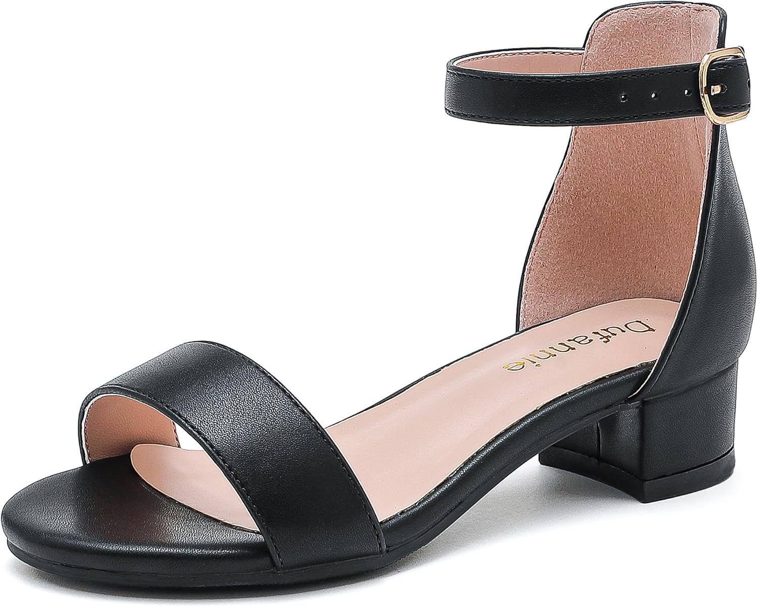 Children's Gold Dress Shoes/Sandals with Heels (Big Kid Size 3)