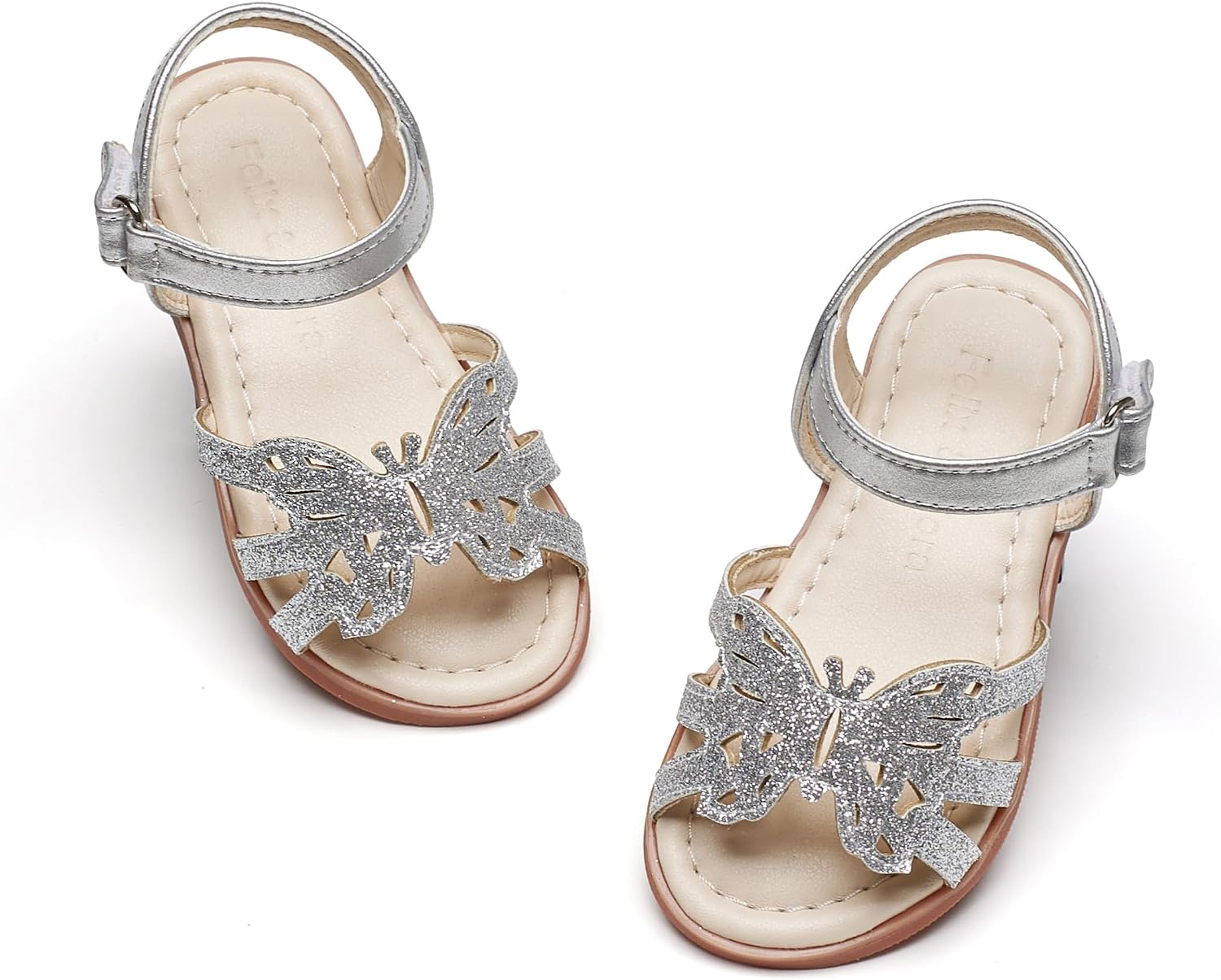 Girls' Pink Sandals – Easter Flower Girl Dress Shoes, Open-Toe Flats | Sandals