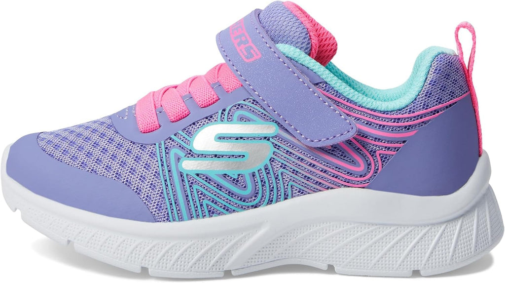Skechers Kids' Unisex Microspec Plus - Swirl Sweet Sneakers.
