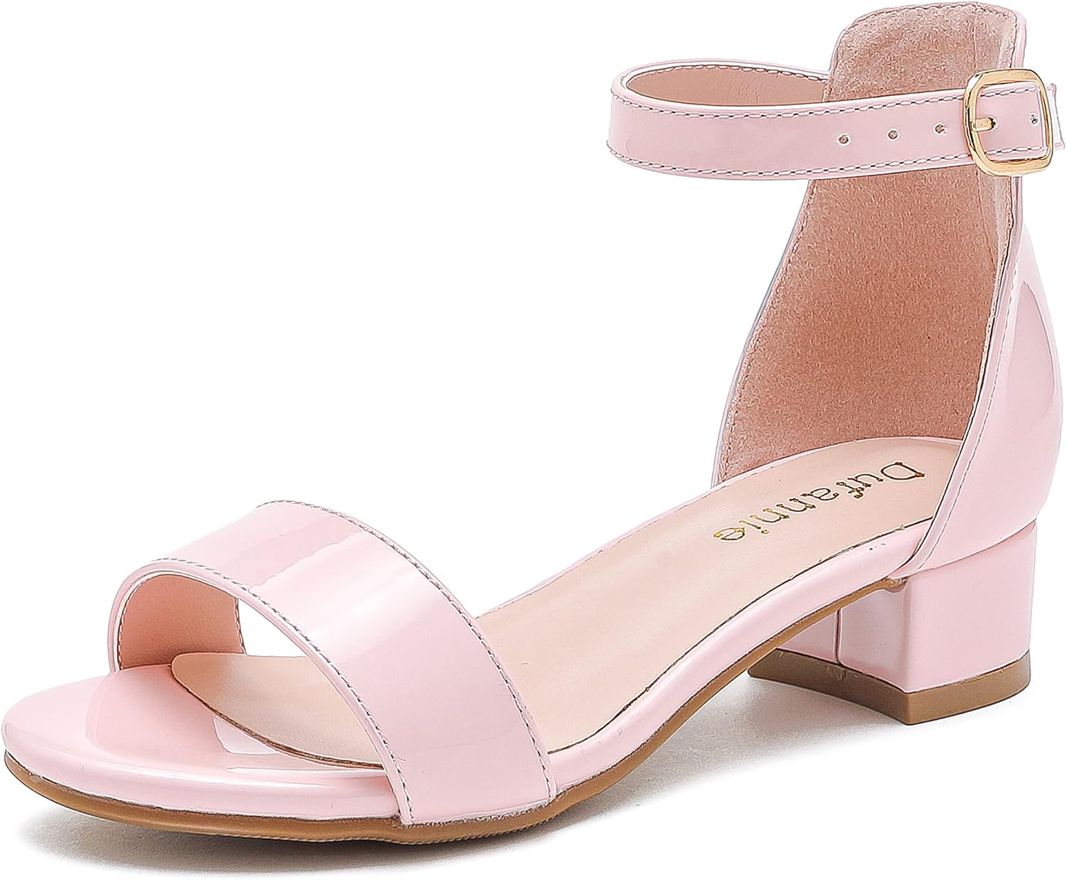 Children's Gold Dress Shoes/Sandals with Heels (Big Kid Size 3)