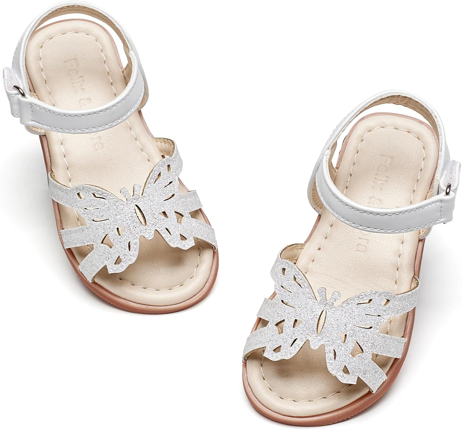 Girls' Pink Sandals – Easter Flower Girl Dress Shoes, Open-Toe Flats | Sandals