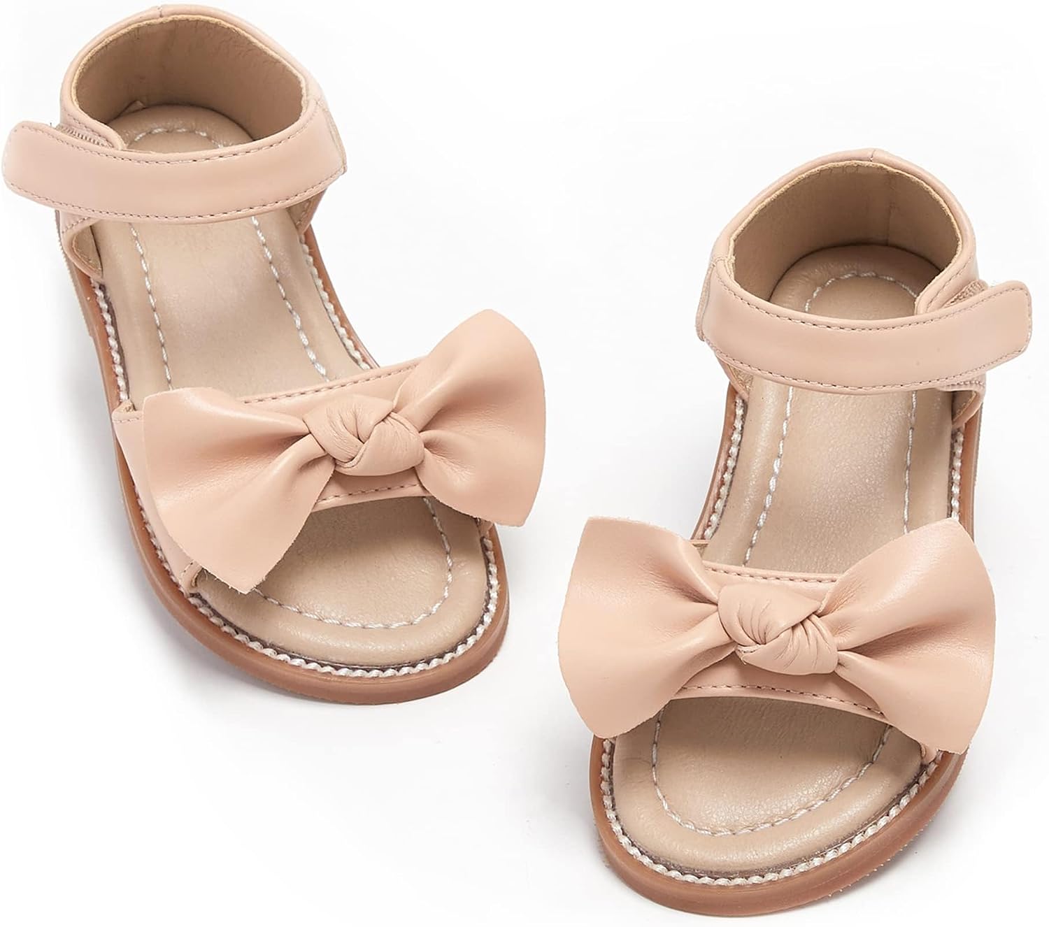 Girls' Pink Sandals – Easter Flower Girl Dress Shoes, Open-Toe Flats | Sandals