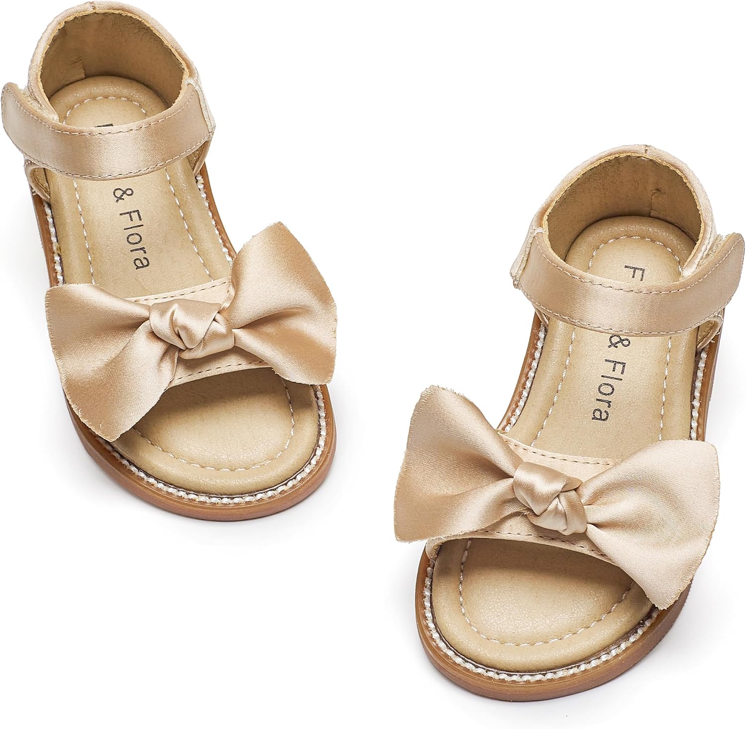 Girls' Pink Sandals – Easter Flower Girl Dress Shoes, Open-Toe Flats | Sandals