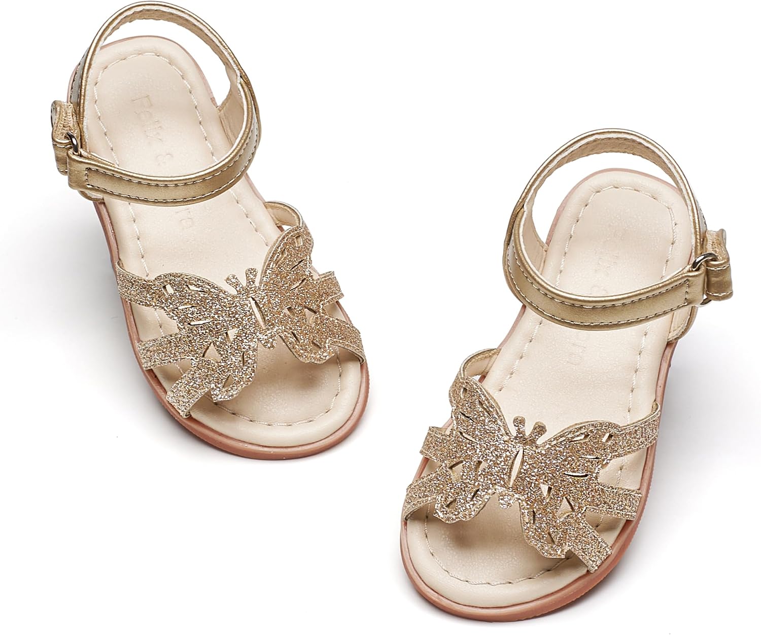 Girls' Pink Sandals – Easter Flower Girl Dress Shoes, Open-Toe Flats | Sandals