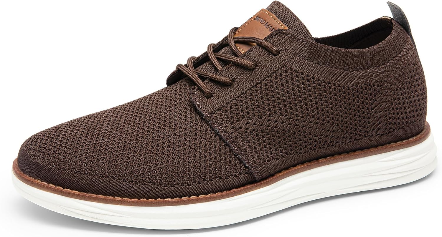 Men's KnitFlex Breeze Mesh Lace-Up Oxford Walking Shoes
