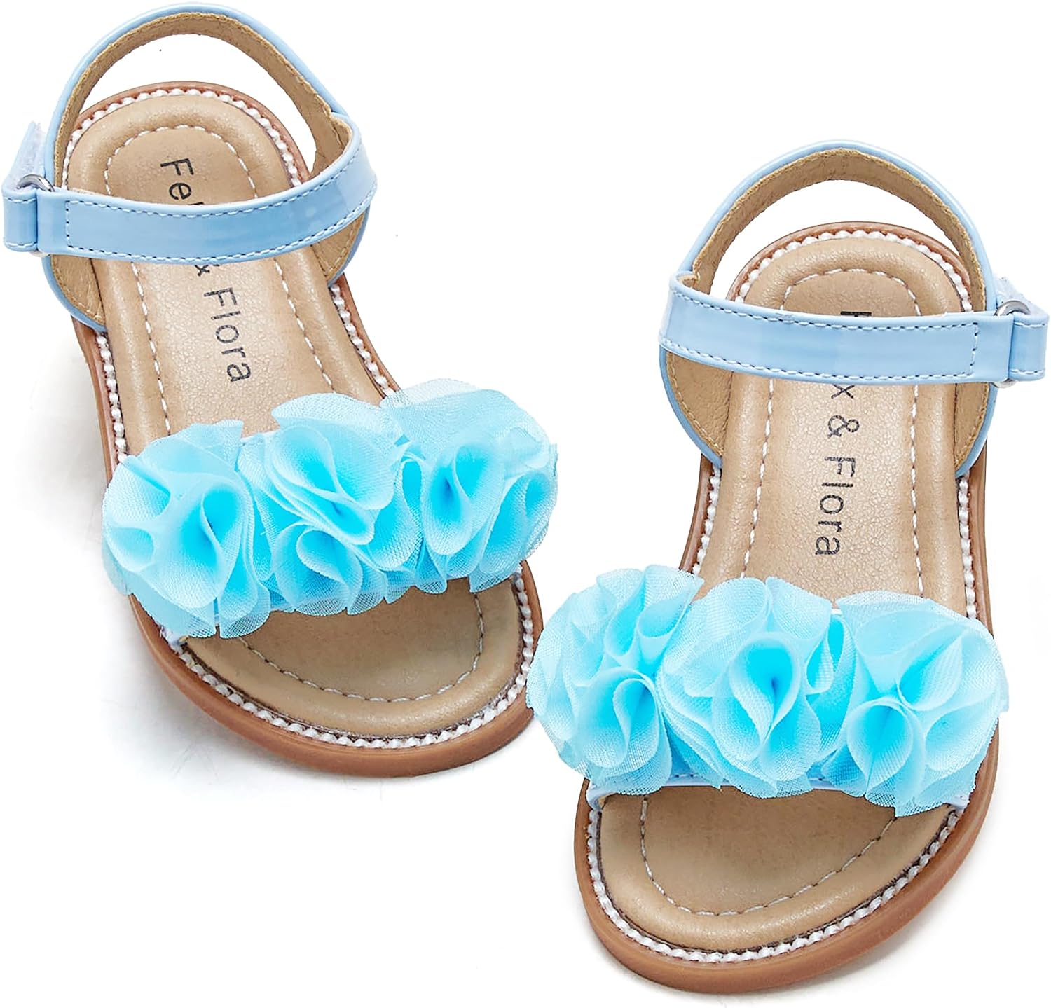 Girls' Pink Sandals – Easter Flower Girl Dress Shoes, Open-Toe Flats | Sandals