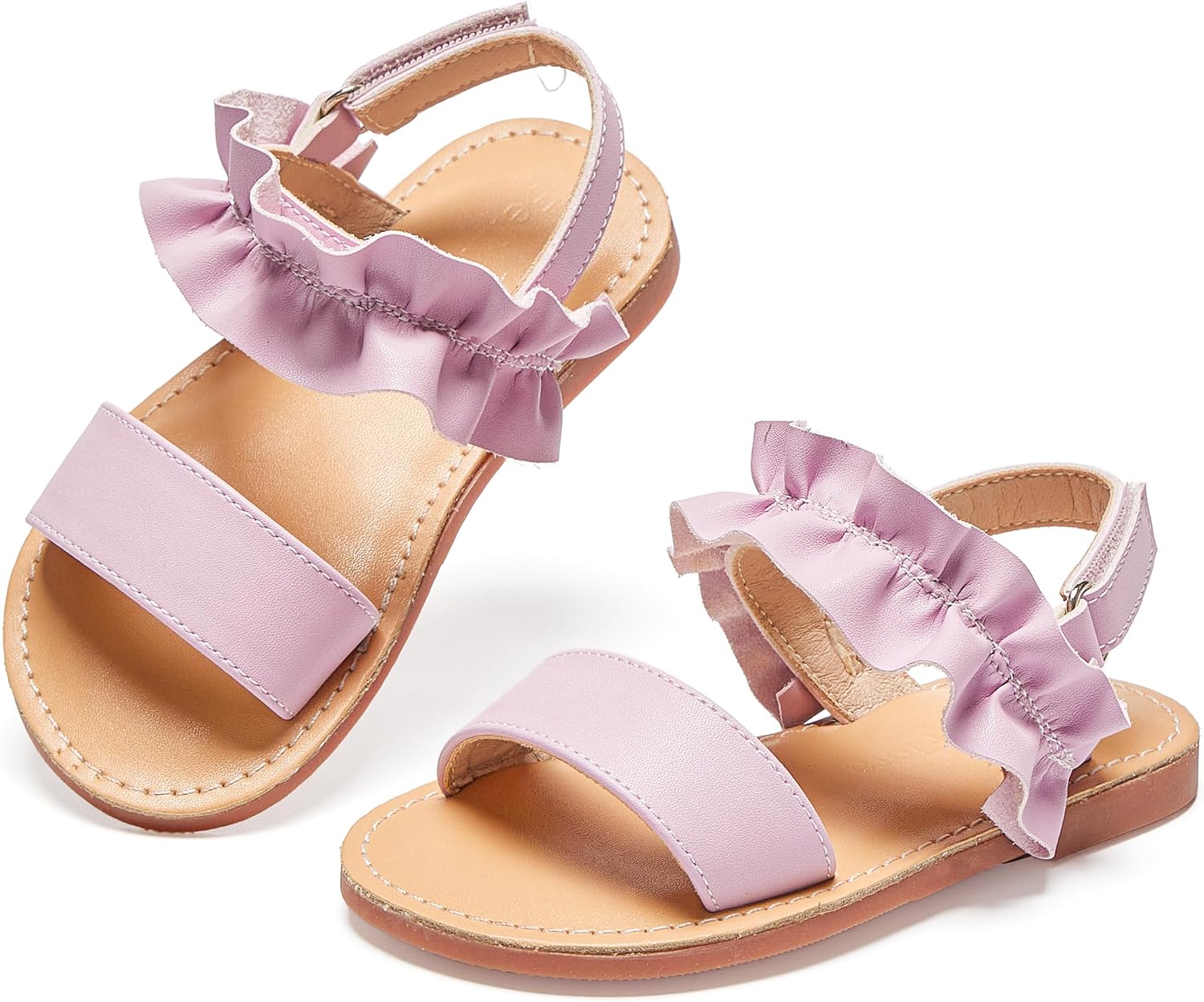 Girls' white sandals (size 6)