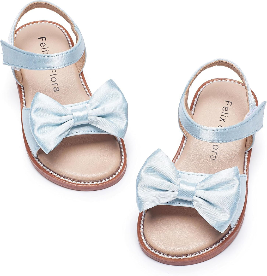 Girls' white sandals (size 6)