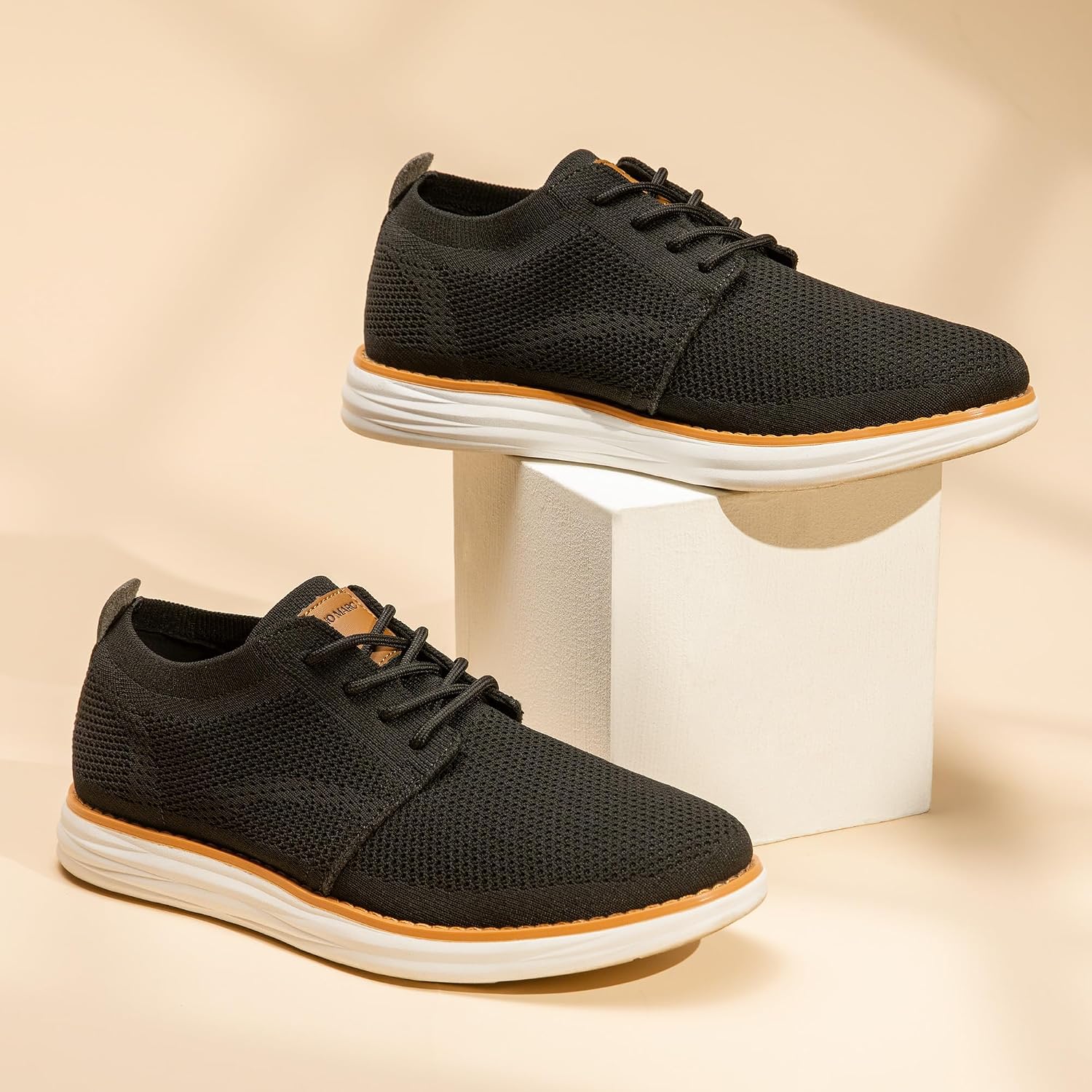 Men's KnitFlex Breeze Mesh Lace-Up Oxford Walking Shoes