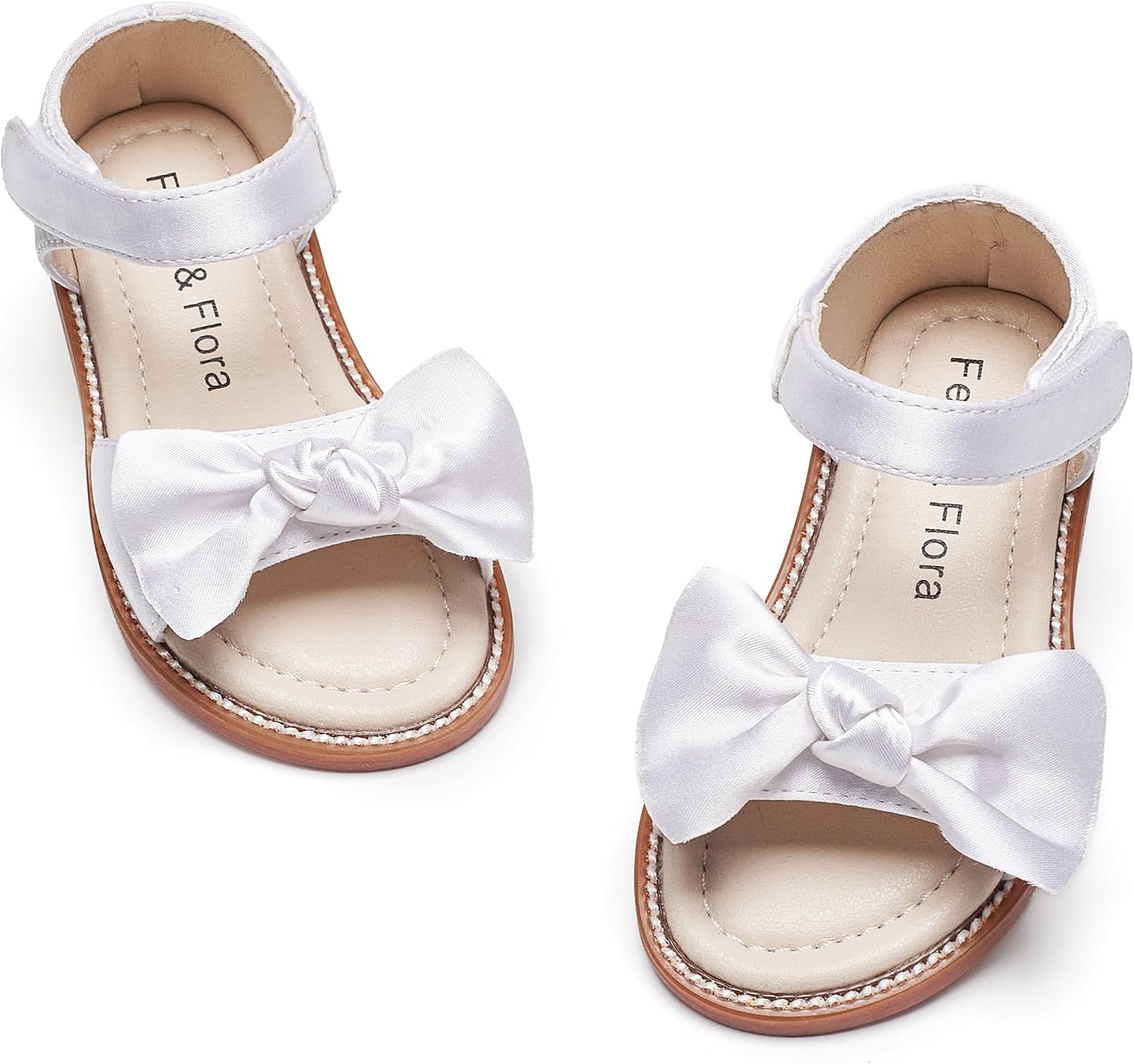 Girls' Pink Sandals – Easter Flower Girl Dress Shoes, Open-Toe Flats | Sandals