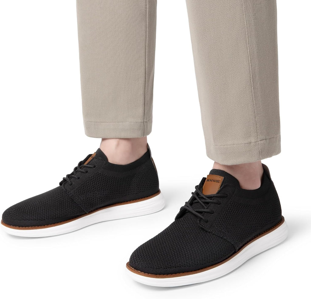 Men's KnitFlex Breeze Mesh Lace-Up Oxford Walking Shoes
