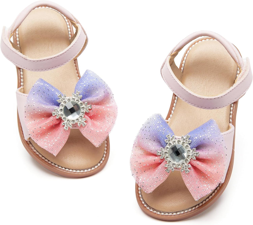 Girls' white sandals (size 6)