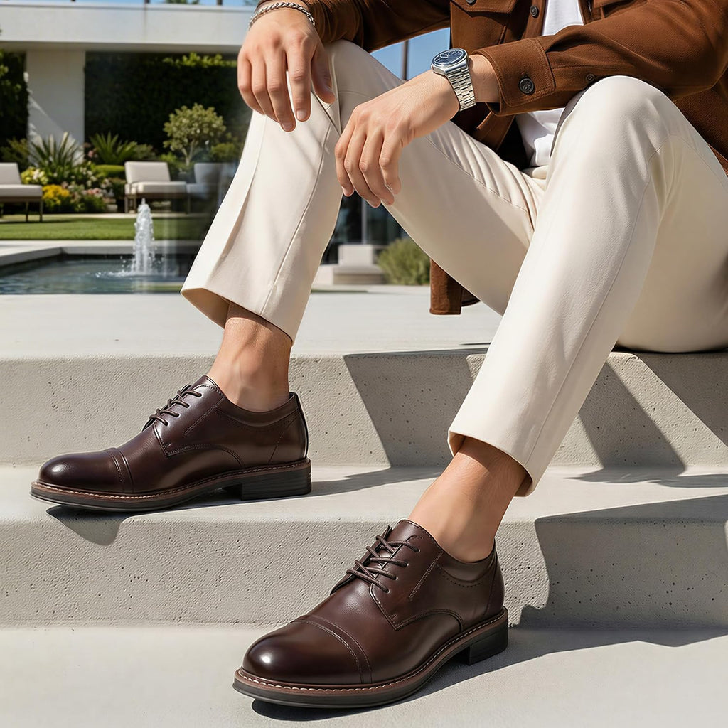 Men's Oxford shoes. Lightweight and comfortable men's dress shoes.